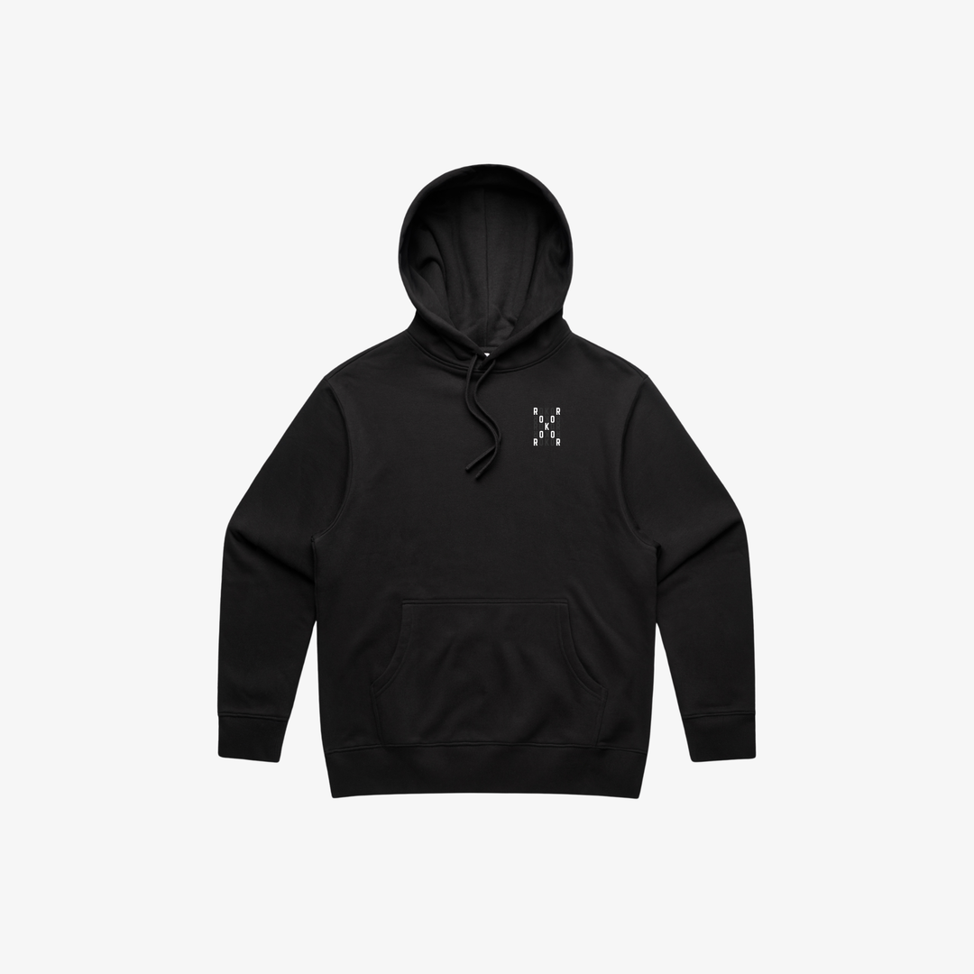 DIFFERENT PERSPECTIVES HOODIE - BLACK/GREEN