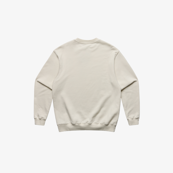 SCRIPT EMBLEM JUMPER - NATURAL