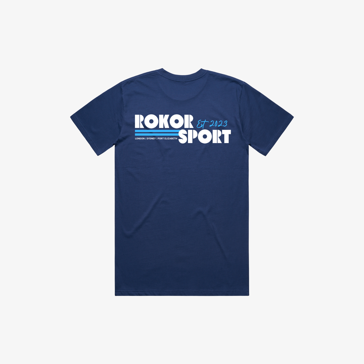 REWIND T-SHIRT - COBALT