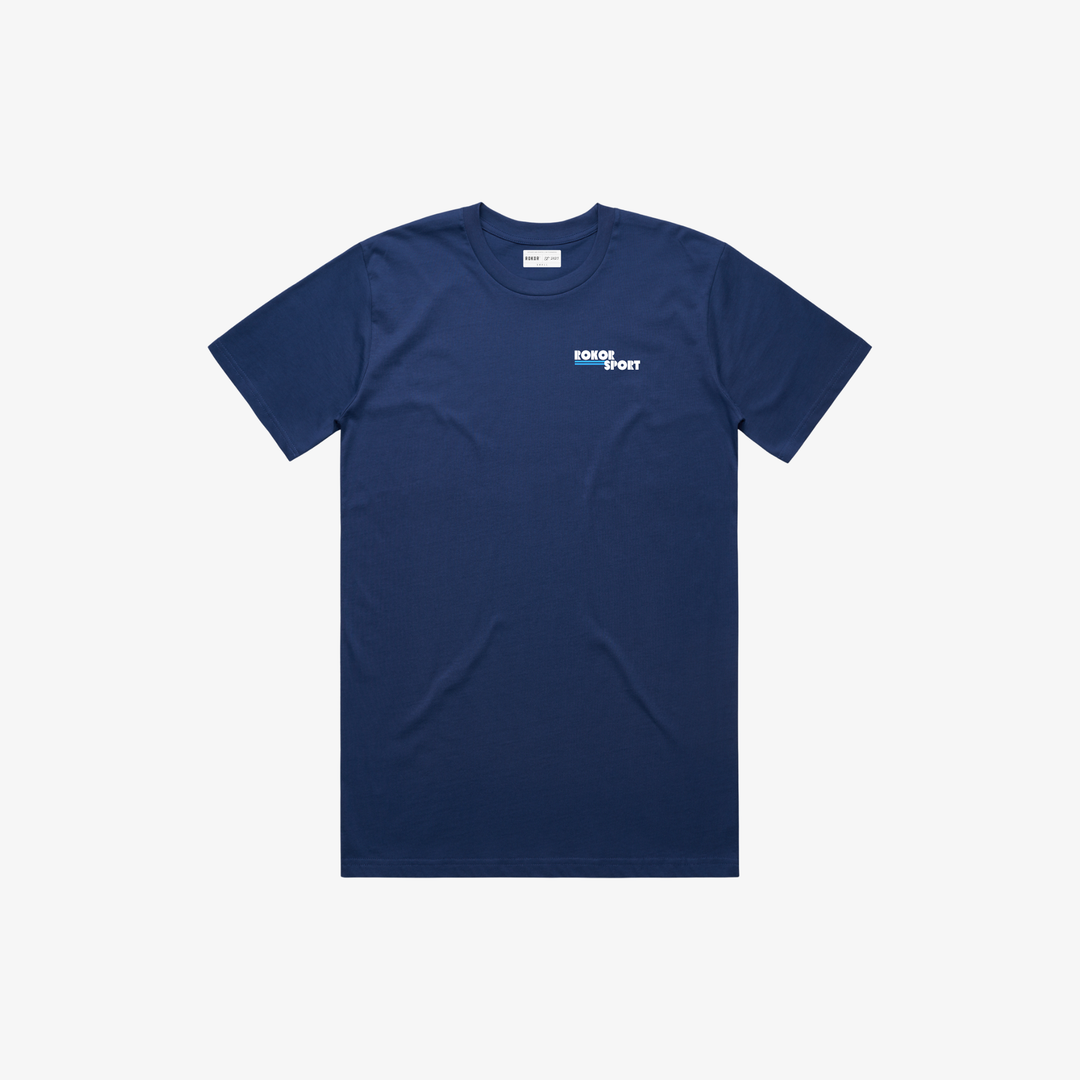 REWIND T-SHIRT - COBALT