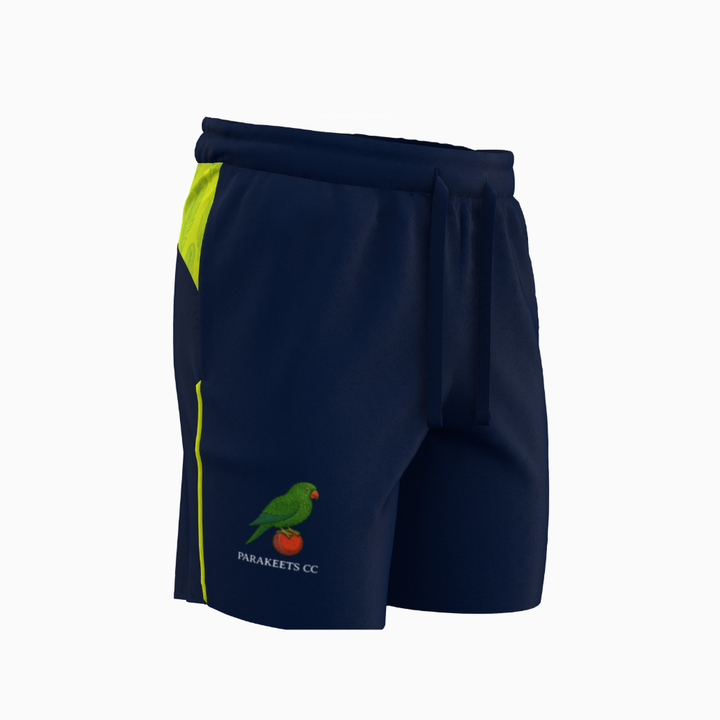 Parakeets Cricket Club Training Shorts - Front