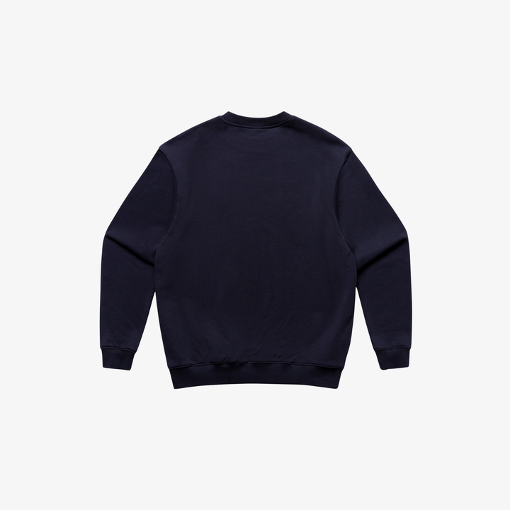 SCRIPT EMBLEM JUMPER - INK BLUE