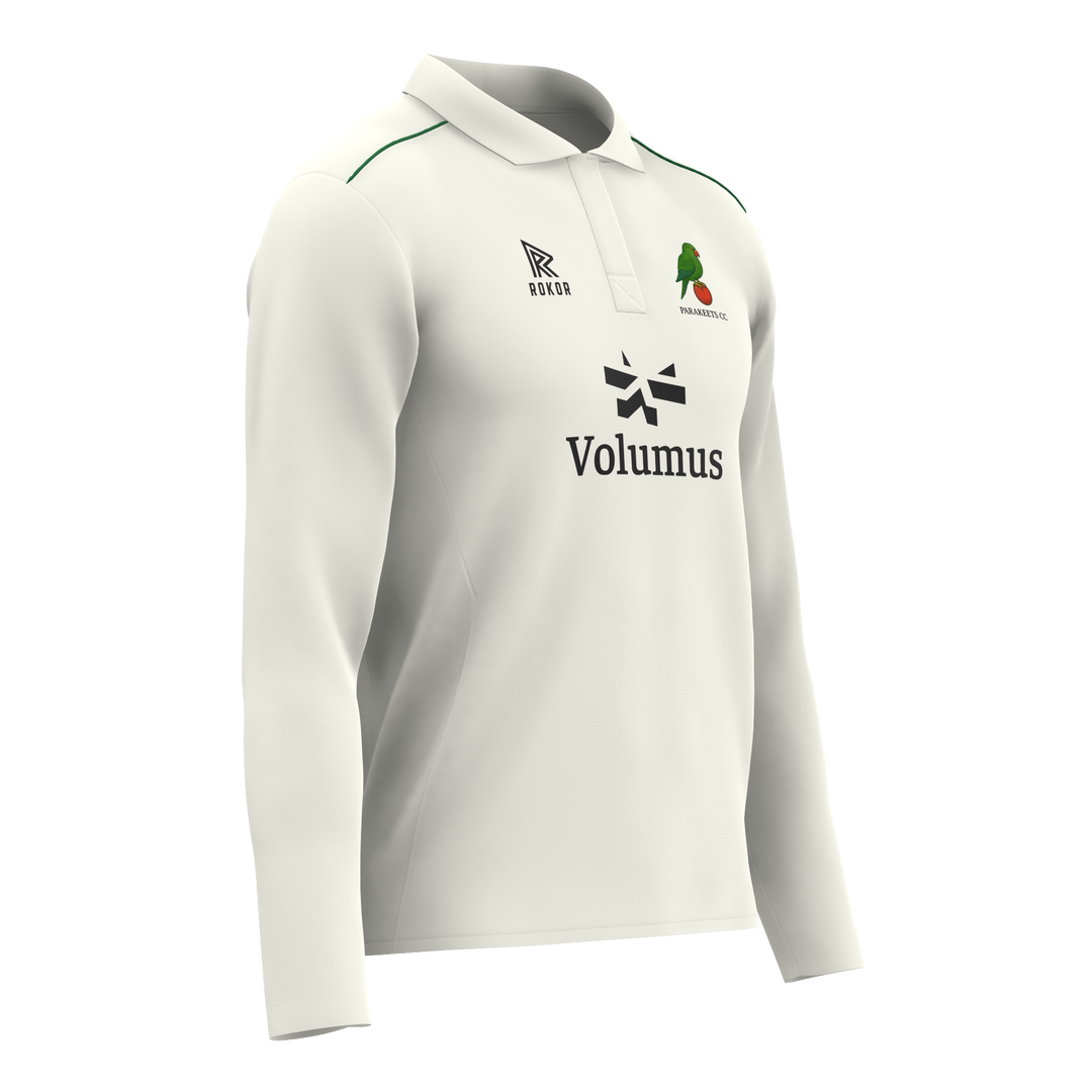 Parakeets CC Cricket Match Polo LS