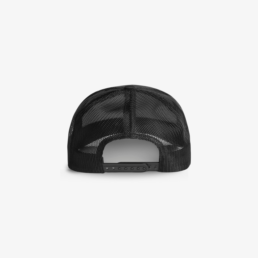 O-RING TRUCKER CAP - BLACK/L.GREY