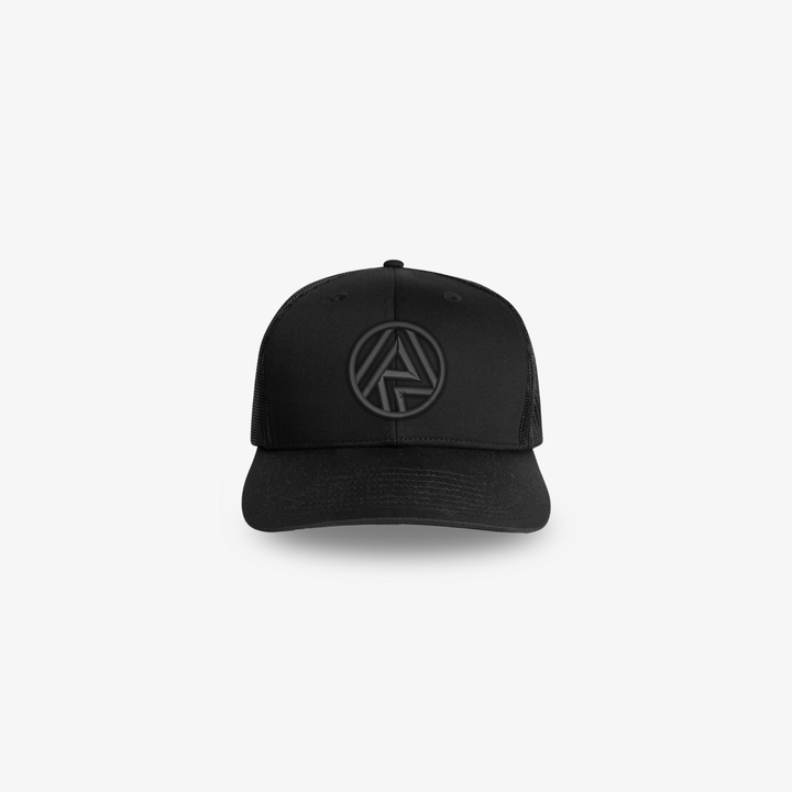 O-RING TRUCKER CAP - BLACK/L.GREY