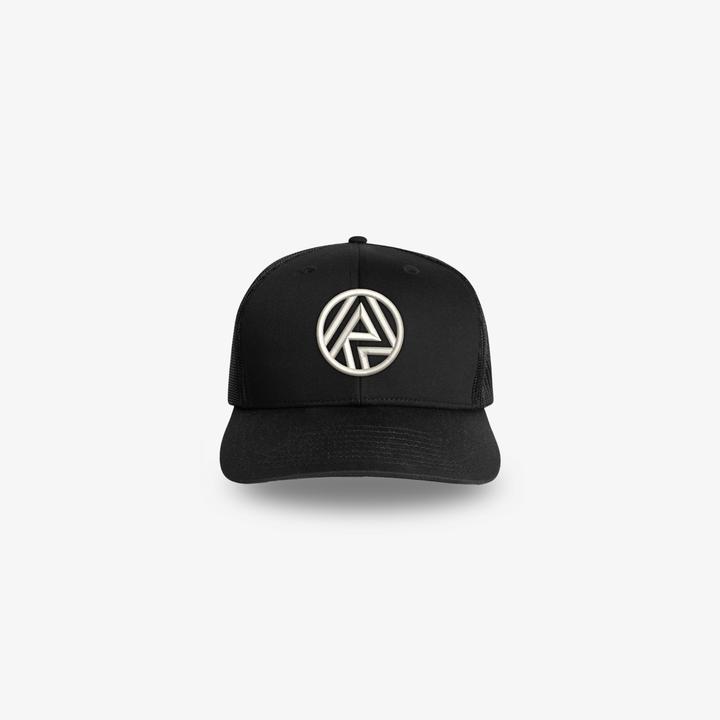 O-RING TRUCKER CAP - BLACK/L.SILVER
