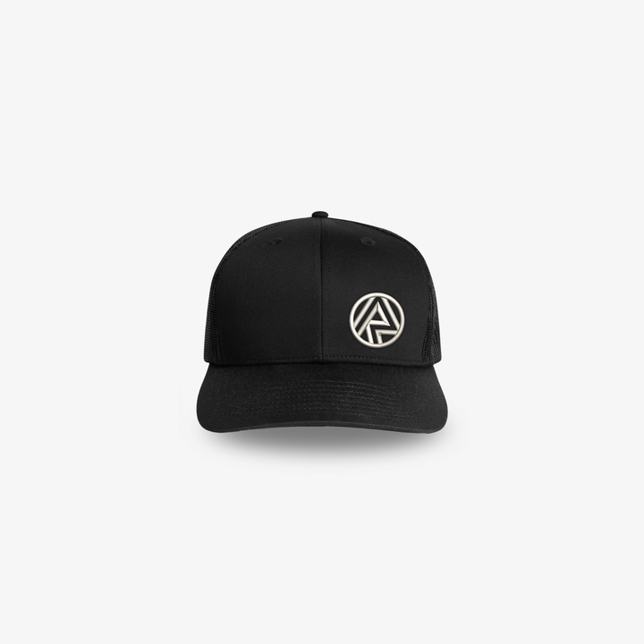 O-RING TRUCKER CAP - BLACK/S.SILVER