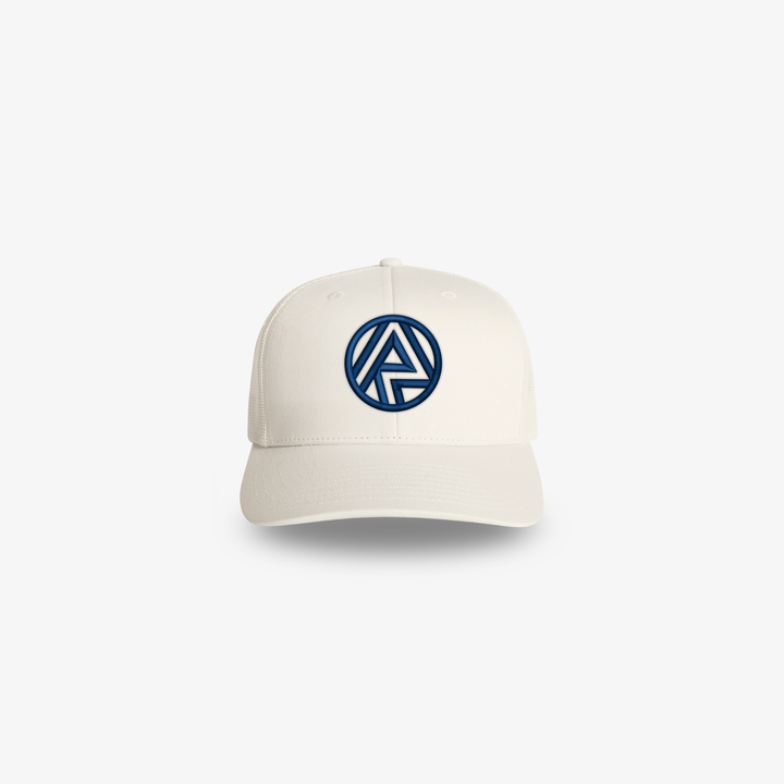 O-RING TUCKER CAP - ECRU/BLUE