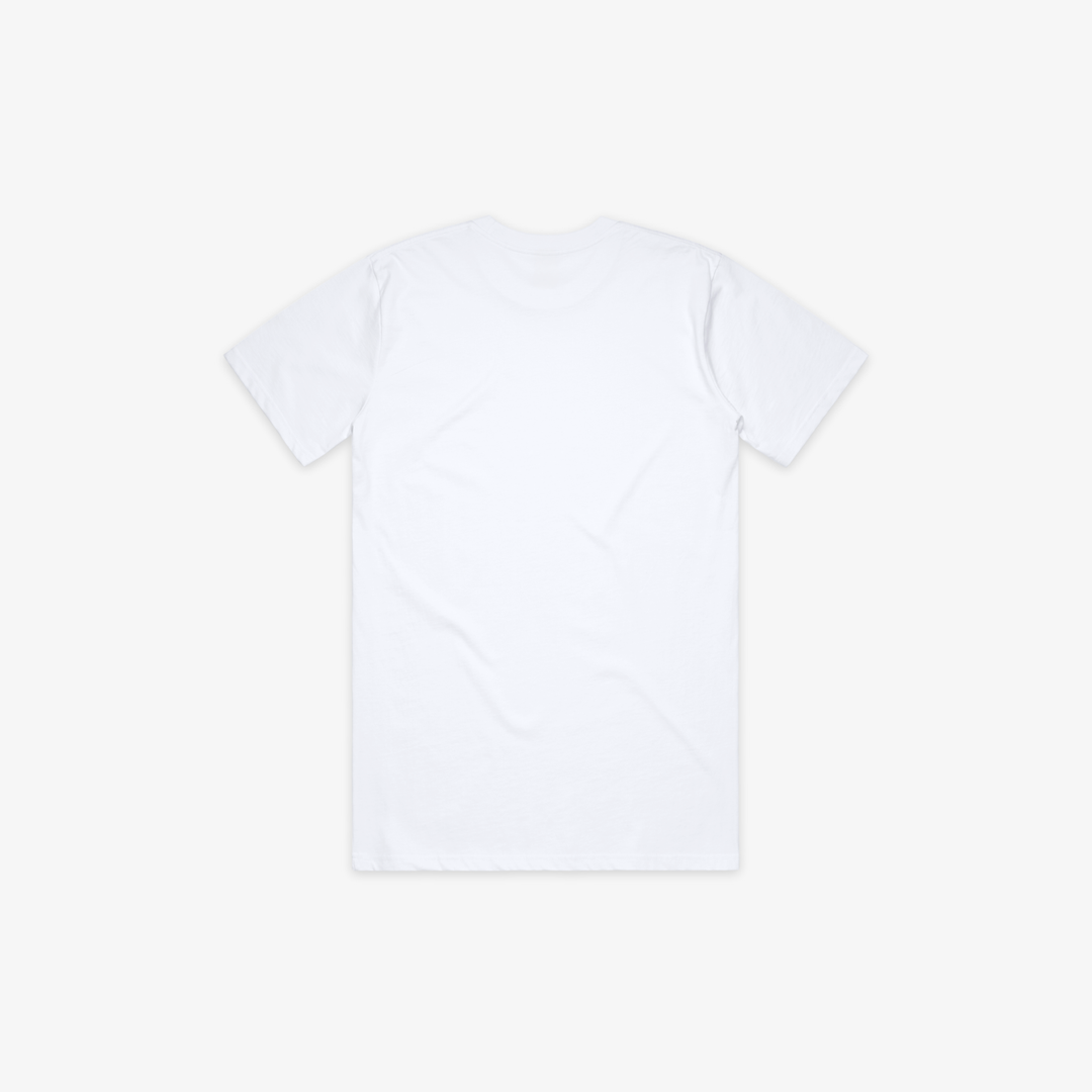 SCRIPT EMBLEM POCKET T-SHIRT - WHITE/GREEN