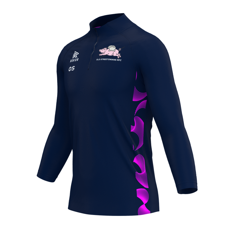 Old Streetonians RFC 1/4 Zip Training Top - View 3