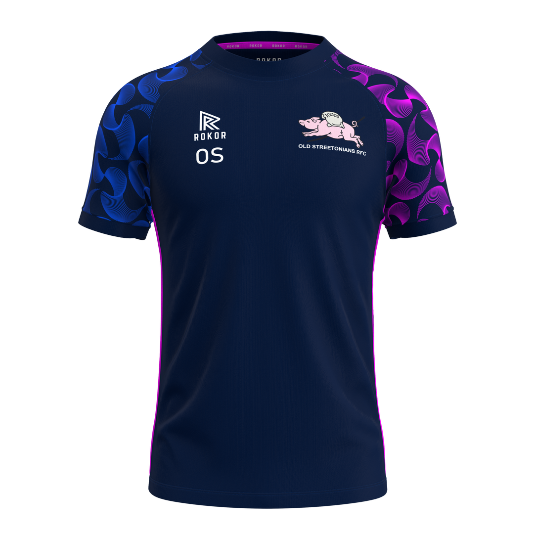 Old Streetonians RFC Training T-Shirt – Style 2 - Front
