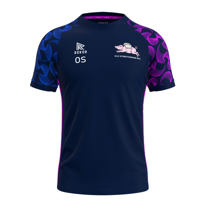 Old Streetonians RFC Training T-Shirt – Style 2 - Front